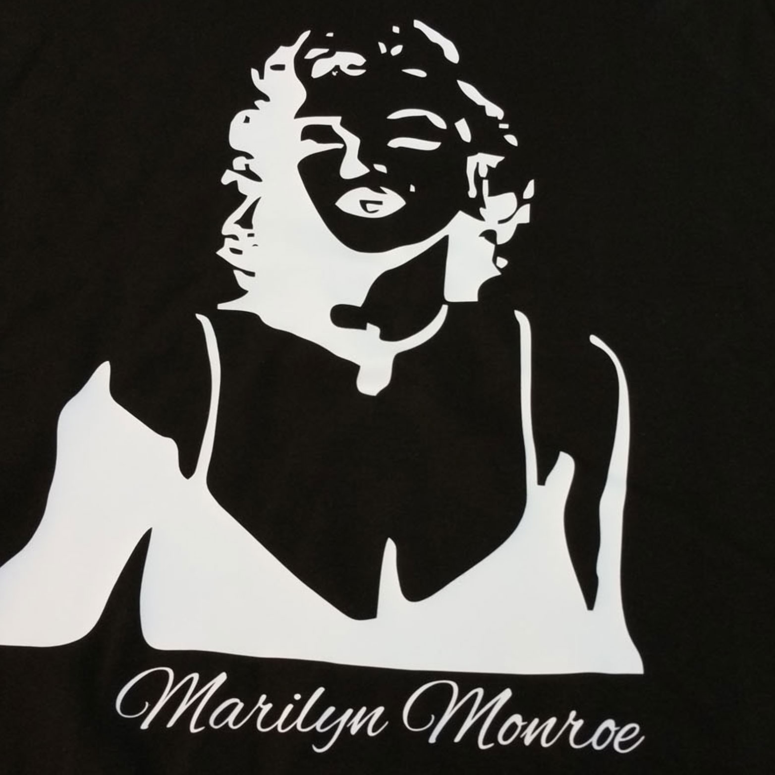 Voorbeeld Marilyn Monroe opdruk